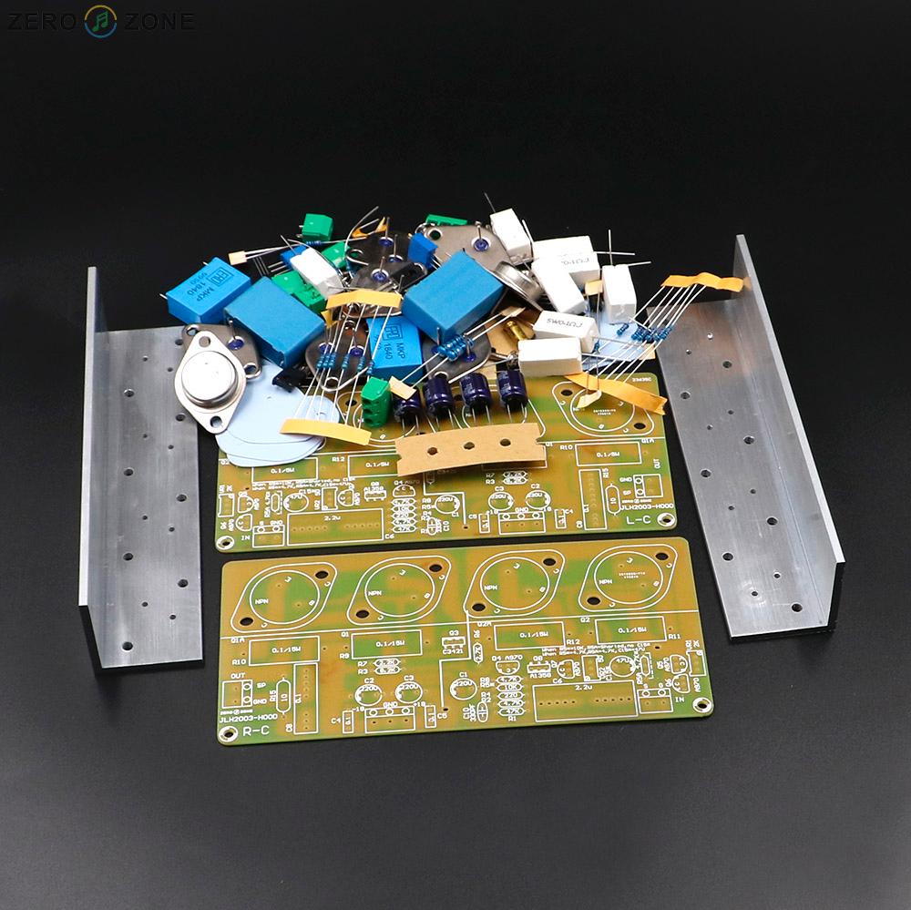 Sino de zerozone de 2 peças. Jlh2003, classe a single-ended amplificador de potência, 22w + 22w, 8ohm kit diy (2ch)