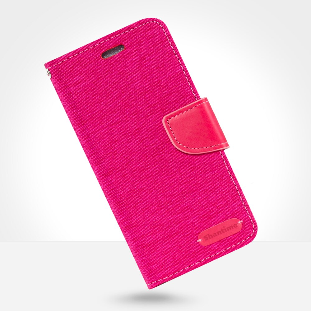 Pu leren telefoonhoesje voor lg  k11 flip book case voor lg  k8 zakelijke portemonneehoes voor lg  k4 zachte tpu siliconen achterkant: Voor lg  k8 2017 / Rozenrood