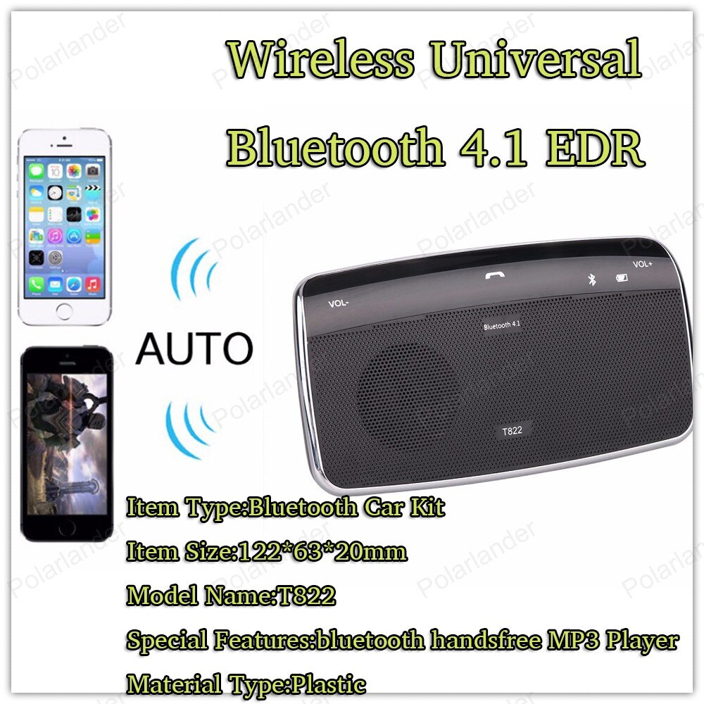 The Bluetooth V4.1+EDR Bluetooth hands-free car dragging sun visor Bluetooth hands-free intercom system Music Receiver