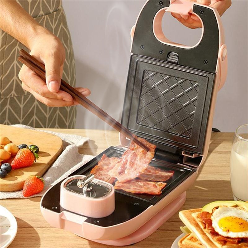 650W Electric Waffles Maker Iron Sandwich Maker Machine Bubble Egg Cake Oven Breakfast Waffle Machine 220V EU Plug
