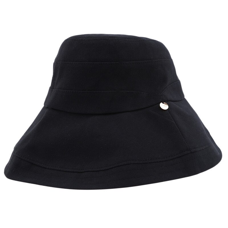 Grand chapeau d'été pour femme, couvre-chef de pêcheur de plage, Panama, Simple, uni, Hip Hop exquis, soleil, pêche en plein air, léger