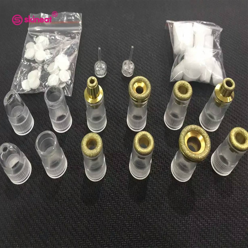 Skineat diamant peeling tilbehør reservespidser udskiftning hoveder til ansigts skønhed enhed hud diamant dermabrasion fjernelse