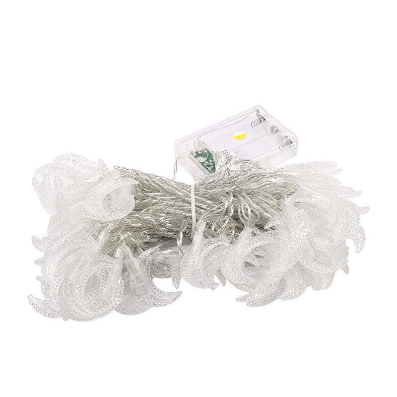 Guirnalda de luces LED con forma de luna para decoración, hadas para guirnalda de árbol de Navidad, boda, , Año , 1,5 M/3M/6M