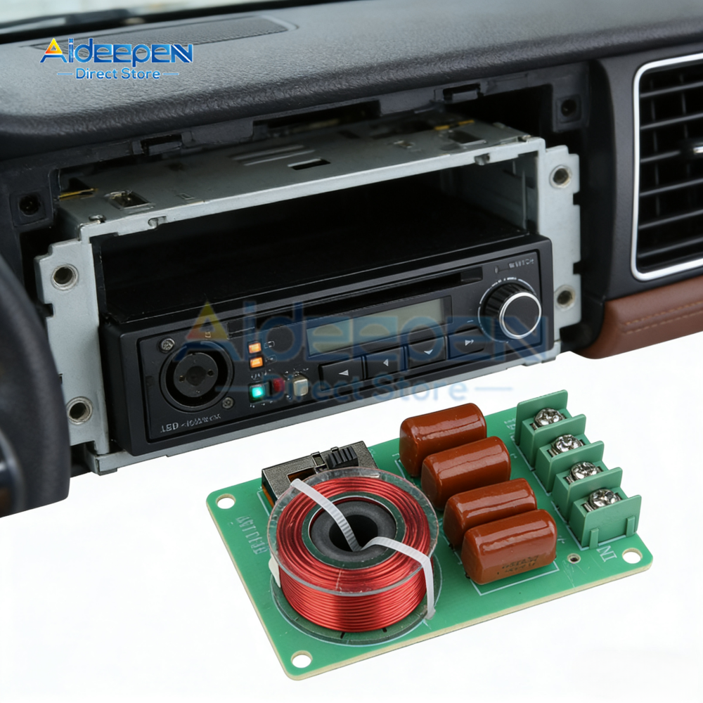 100W Pure High Frequency Divider With 3 Speed Adjustable Sound for Home Theater Speakers And Car Crossover Dividers