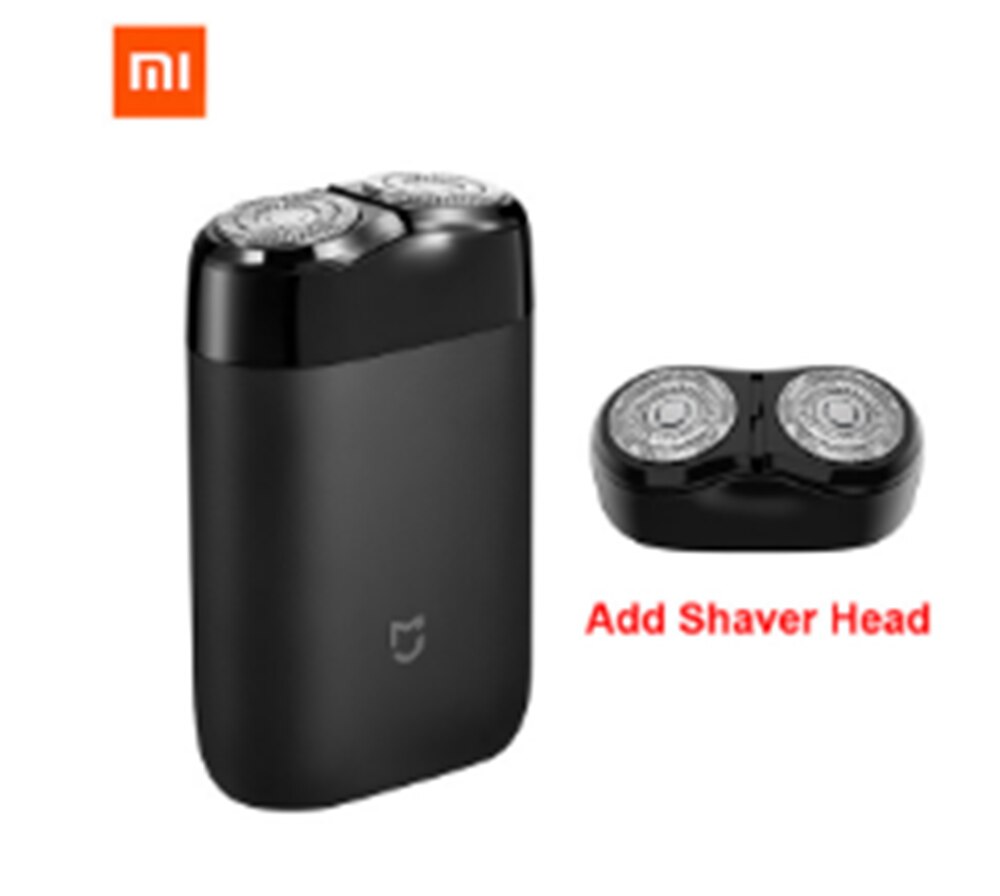 Xiaomi Mijia Electric Shaver 2 Floating Head Portable Waterproof Razor Shavers USB Rechargeable Steel Mens: BLACK PEARL
