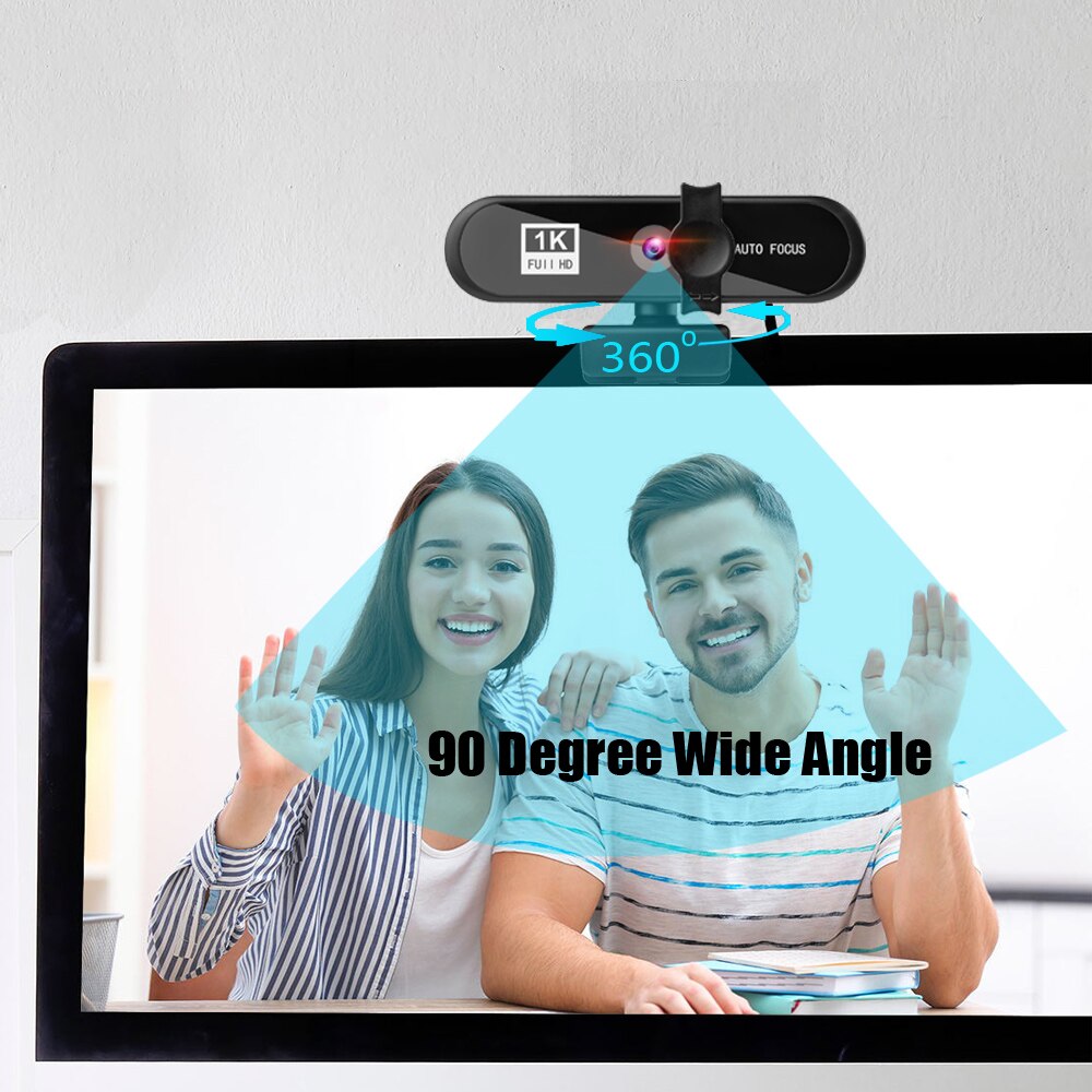 4K 2K 1080p 1K 480P Webcam Autofocus USB Conference PC Web Camera Laptop Desktop for Office Home with Mic HD Web Cam