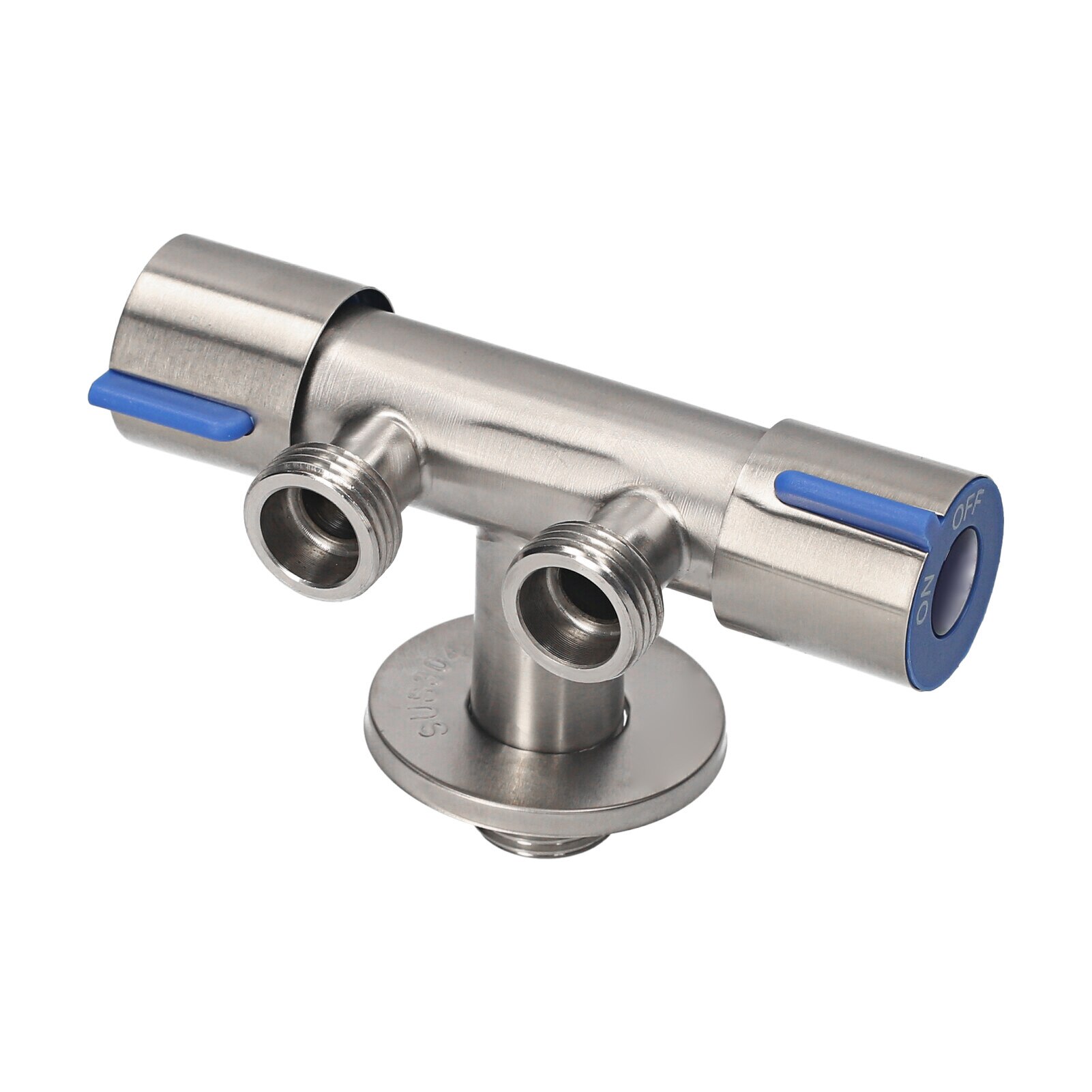 Bidet T-Adapter with Shut off Valve Stainless Steel Water Diverter Valve Dual-Connector Valve for Toilet Bathroom: Type 7