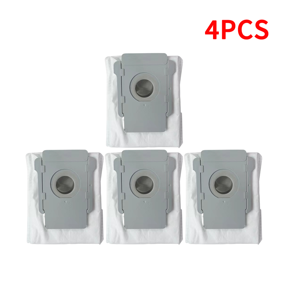 Para iRobot Roomba i7 + i7 plus E5 E6 E7 S9 S9 + accesorios de bolsa de polvo robot bolsas de aspiradora reemplazo bolsas sucias repuestos: Gris claro