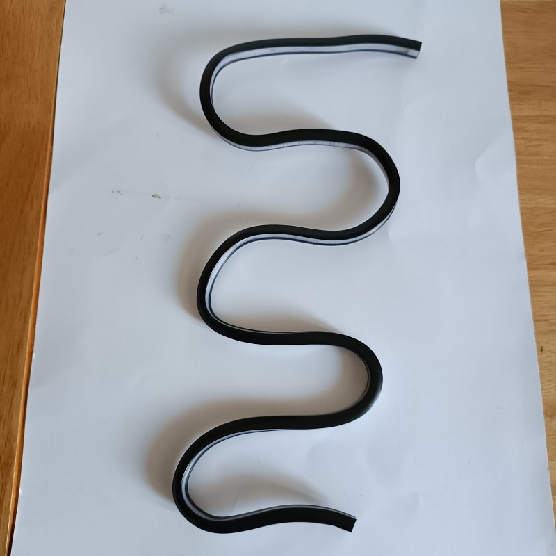Inch and Metric Curve Ruler Soft Flexible Curve Ruler Drafting Drawing Tool for Patchwork Engineering Drawing Mapping