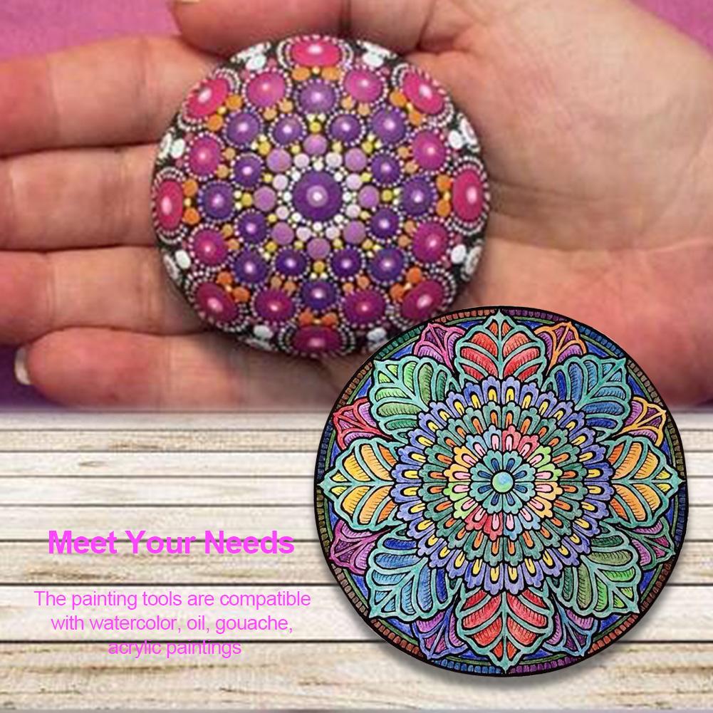 In-stock 32PCS Dotting Painting Tools Set Complete Sculpting Carving Tools Kit Acrylic / Plastic For Rocks Ceramics Art Drawing