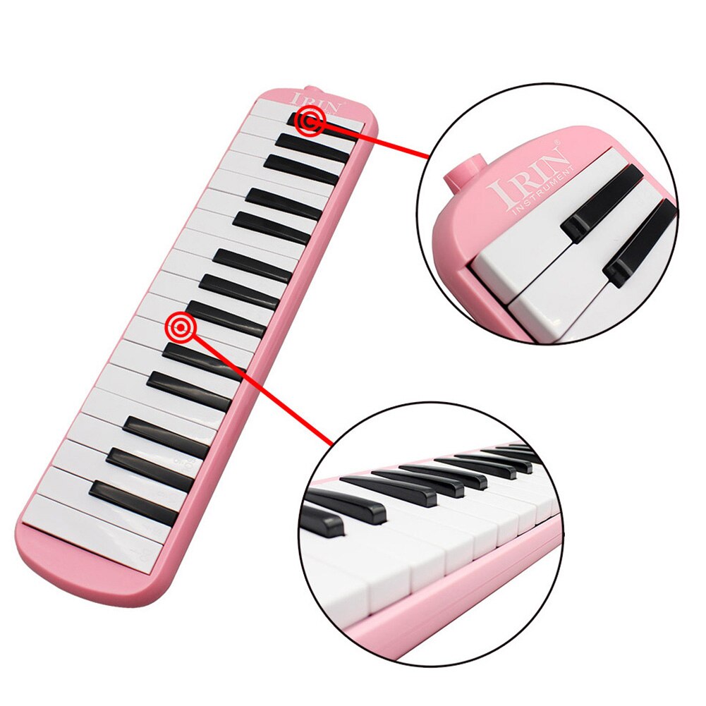 32 Key Portable Tone Piano Mouth Organ Harmonica Pianica Melodica Classroom Beginners Adults Playing Musical Instruments