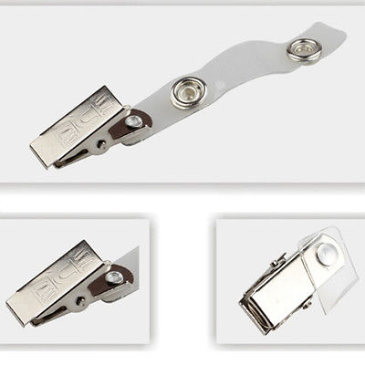 Cordón Clip 10 Uds ID Badge Lanyard tarjeta clave titular Metal insignia nombre etiqueta