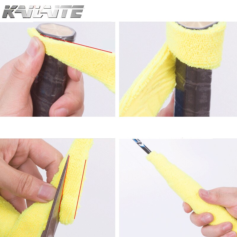 KAILITE Anti-slip badminton tennis Cotton 1 Reel 10M Towel glue grip overgrips badminton racket overgrips 6 Colors