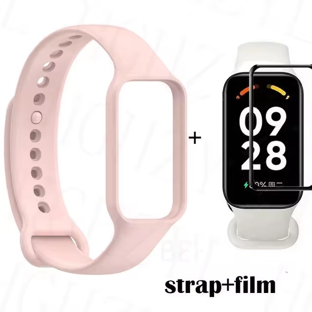 Offizielles Armbinde für Amazfit Band 7, Sport-Handgelenk-Ersatzarmband, weich, für Amazfit Band 7, Sport-Armbinde-Zubehör: Schwarz Weiß