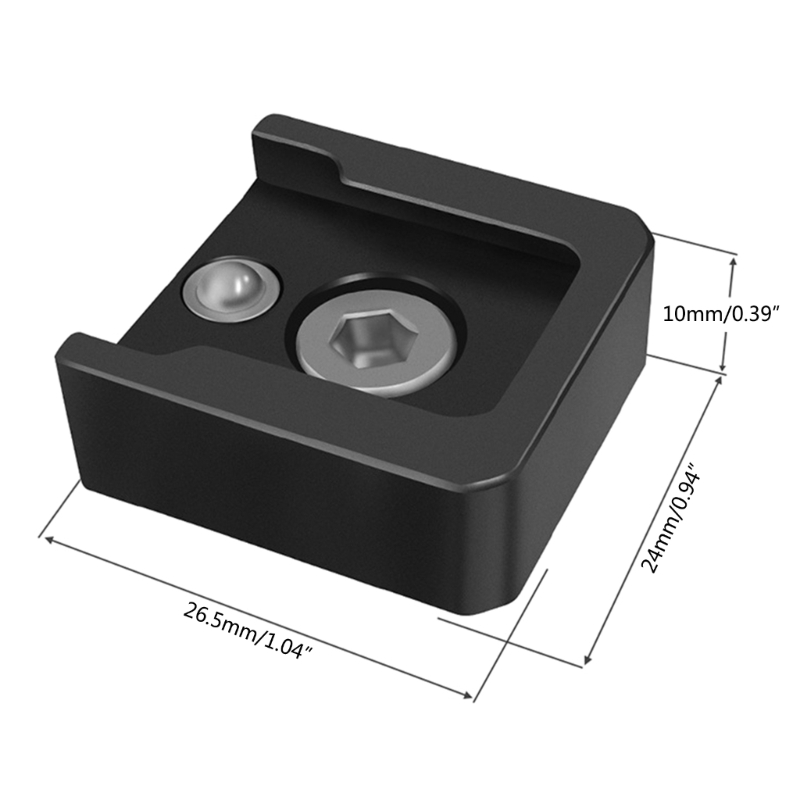 Support de chaussure chaude pour appareil photo, support de chaussure froide en métal portable, support d'adaptateur de base, support d'invite pour moniteur de lumière LED, excellent