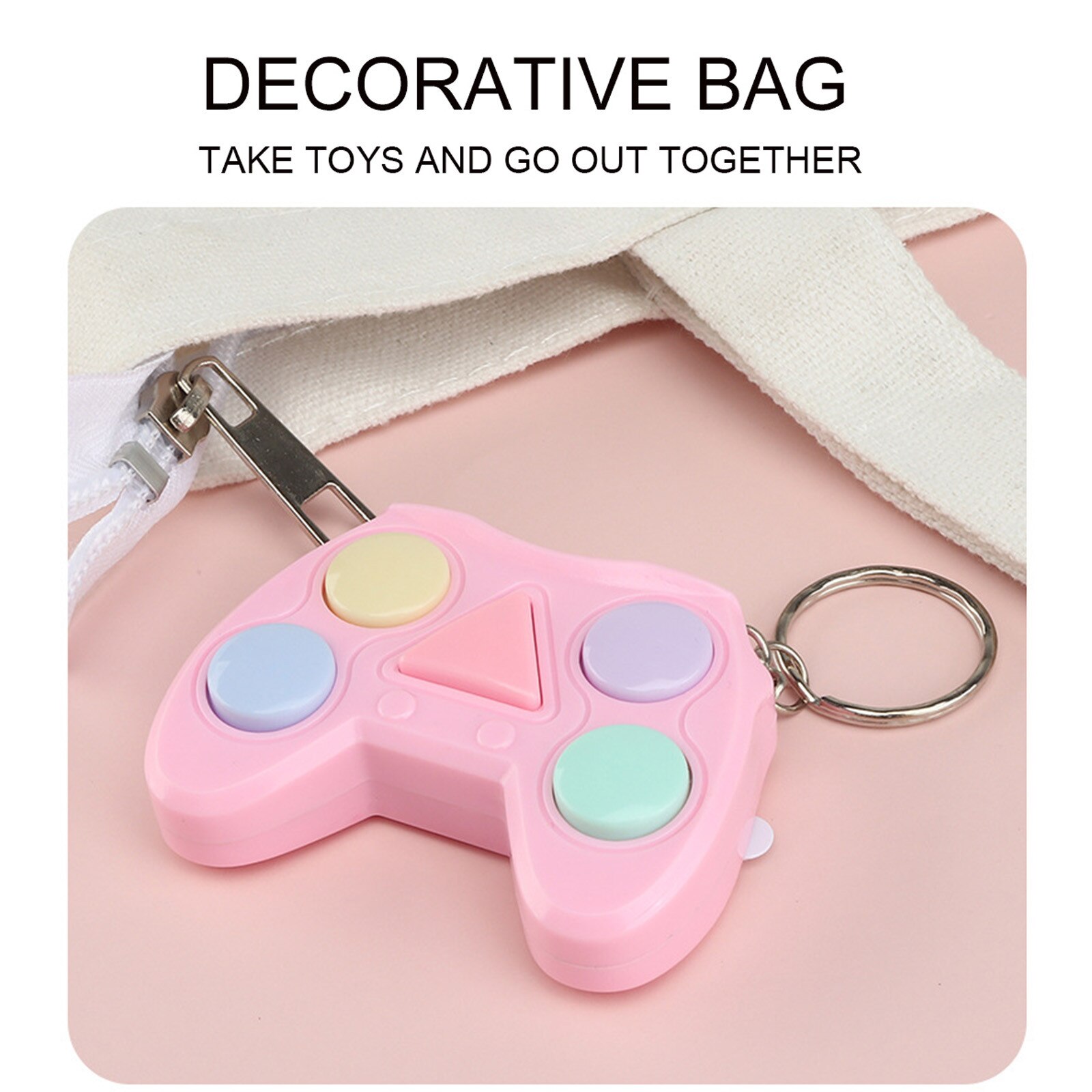 Mini Griff Spiel Keychain LED Elektronische Speicher Spiele Für freundlicher Erwachsene Gamepad bilden Würfel Gerät Keychain Pädagogisches Spiel Spielzeug