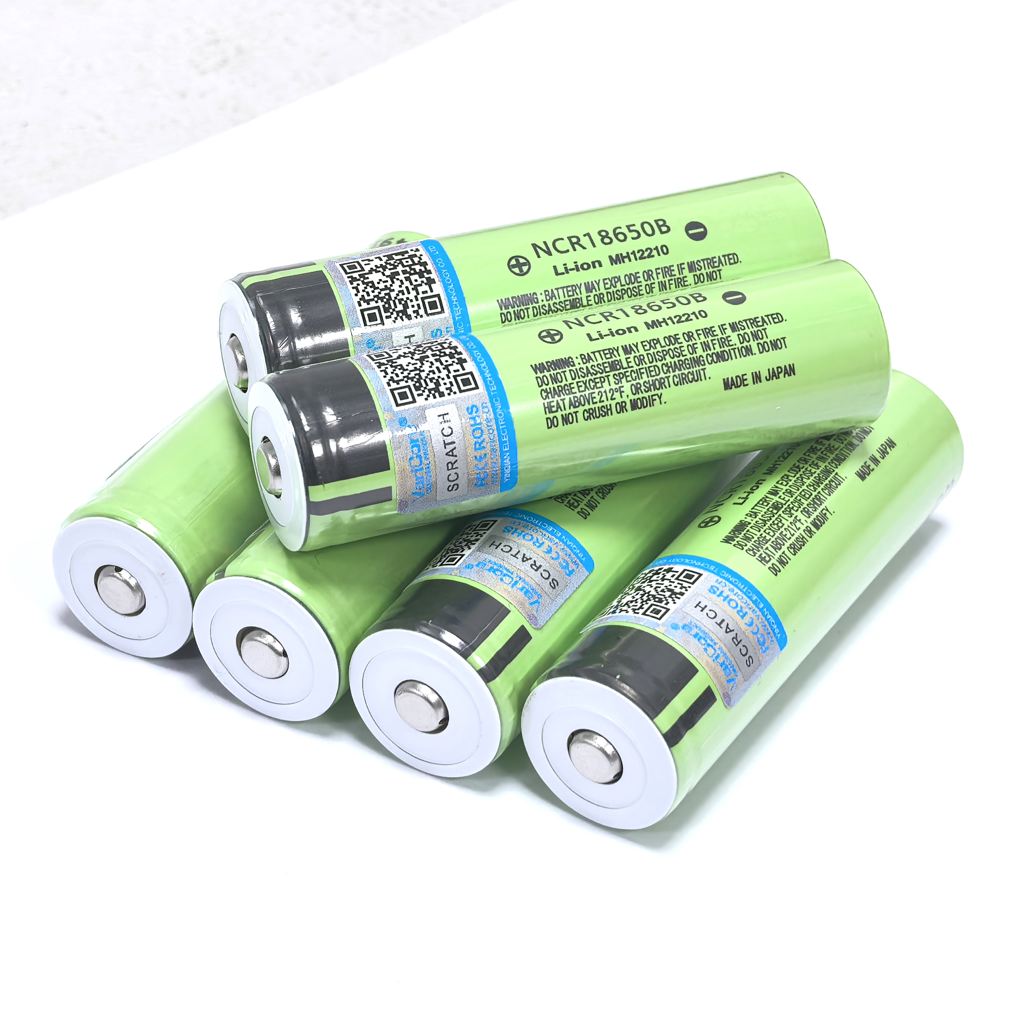 VariCore NCR18650B 3,7 V 3400 mAh 18650 Lithium-Akku mit Spitze (keine Leiterplatte) für Taschenlampenbatterien