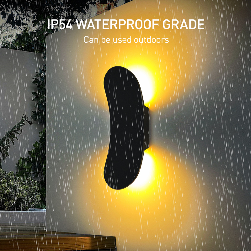 Outdoor Waterdichte LED Wandlamp 10W Nordic Energiebesparende Aluminium Indoor Nachtlampje voor Tuin Binnenplaats Gang AC85-265V