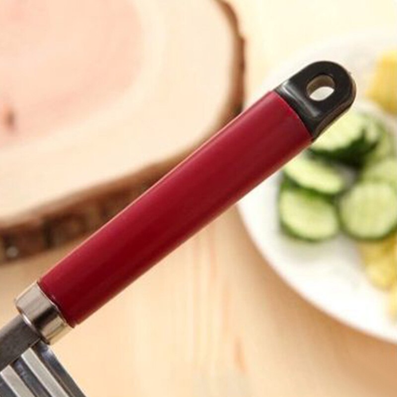 Helicóptero francés Fry fabricante de acero inoxidable de cortador de patatas Chip masa vegetal de la fruta de la arruga ondulado cortador cuchillo de la patata