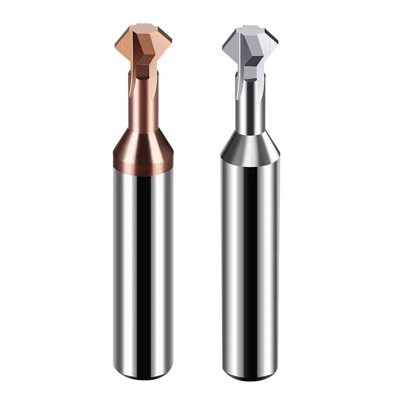 90 Degree Upper And Lower Inner Hole Chamfering CutterTungsten Steel Carbide Milling Cutter CNC Cutting Tools