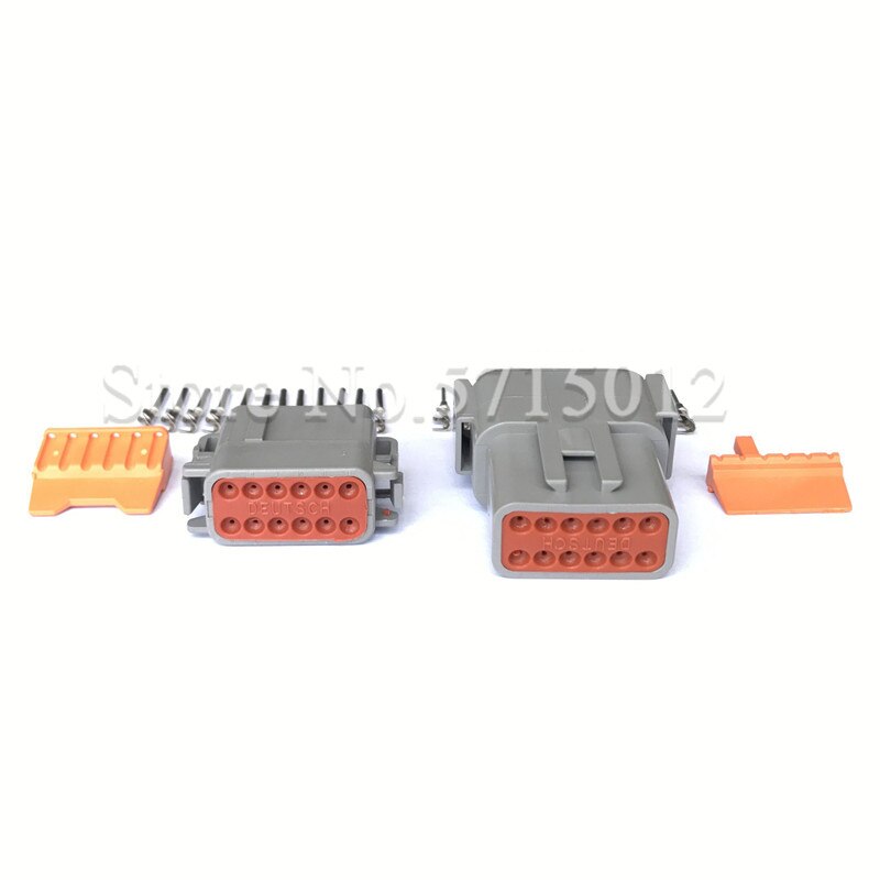 12 Hole DTM DTM04-12P / ATM04-12P DTM06-12S / ATM06-12S Auto Deutsch Connector Automotive Connectors With Pins