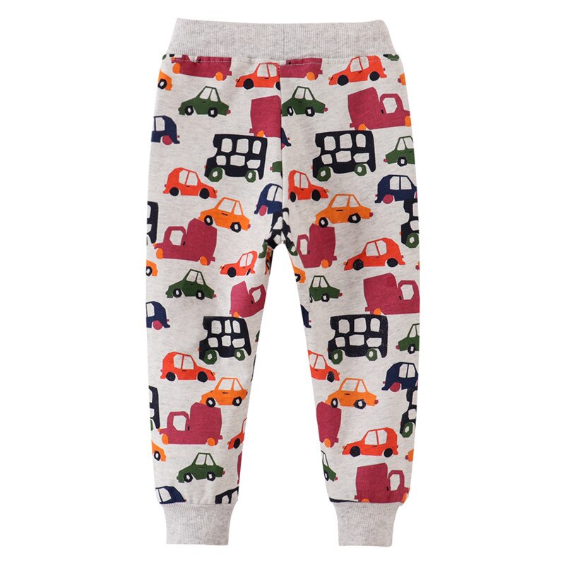Jumping Meters Cartoon Animals Print Boys Girls Sweatpants For Autumn Spring Children's Clothes Kids Trouser