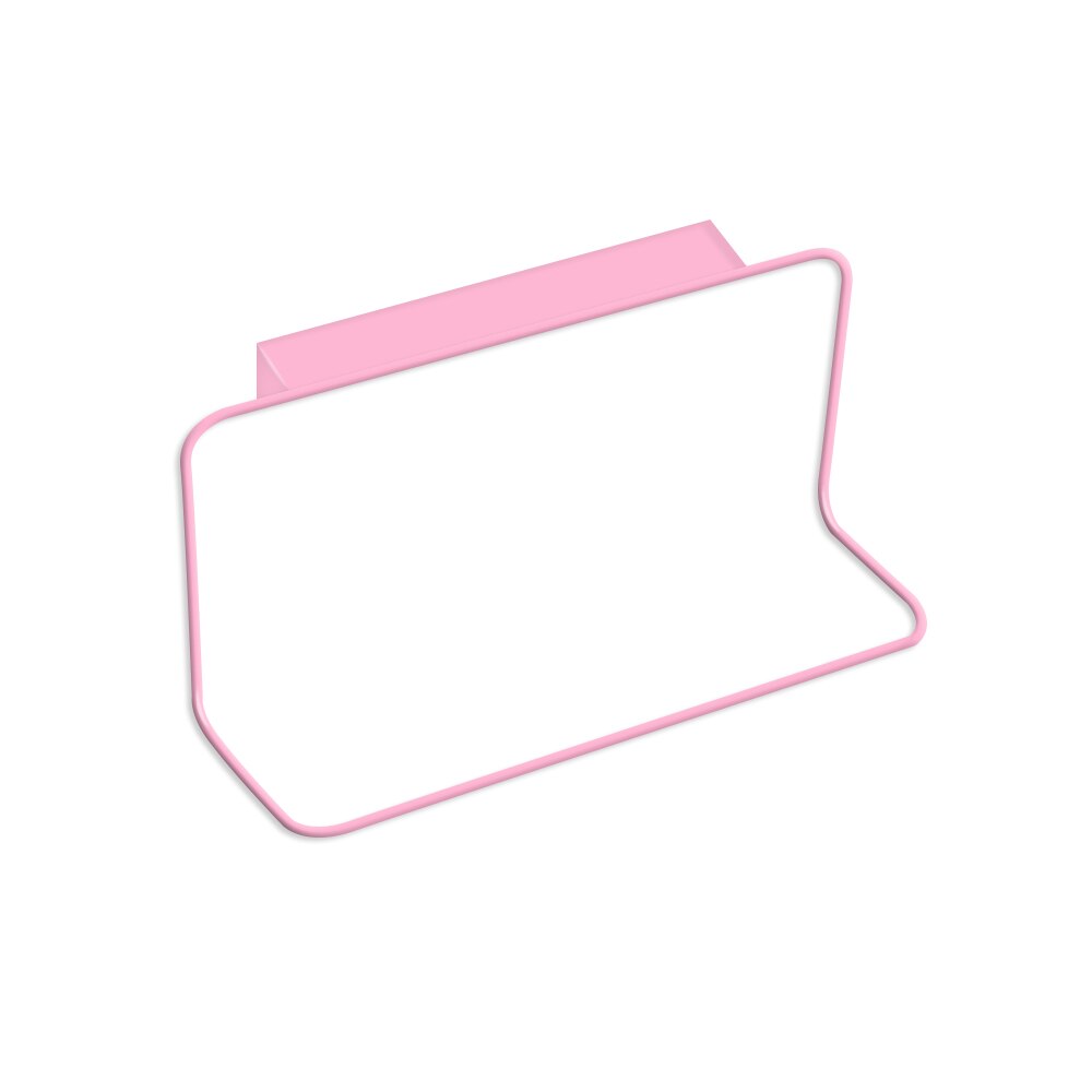 Kitchen Towel Holder Bathroom Towel Hanger Towel Rack Kitchen Cupboard Hanger Sponge Holder Storage Rack for Bathroom Storage: pink