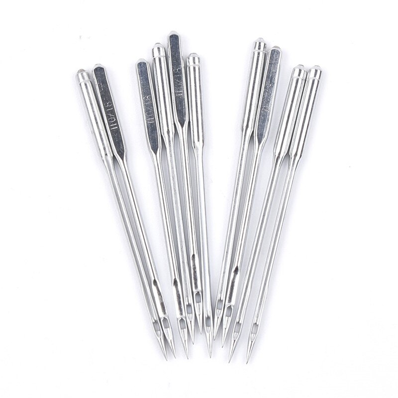 10pcs Sewing Needles Universal 15x1 Sewing Accessories for All Brand Domestic Sewing Machines 9/12/14/16/18
