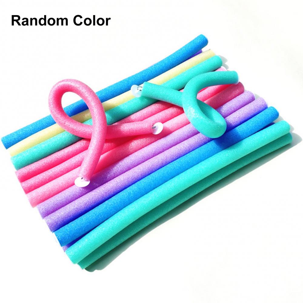 10Pcs/Set Sponge Wave Hair Curler Roller Hairstyle Curling Sticks Twist Curls Tool DIY Styling Hair Rollers Hair Styling Tool: Default Title
