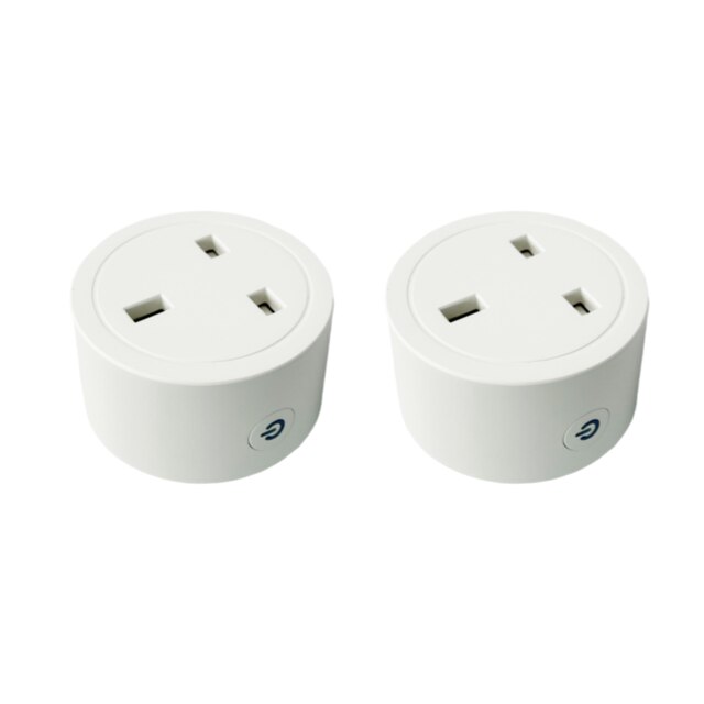 ATHOM preflashed TASMOTA Smart Plug Works With Home Assitant Electric Consumption Monitoring 16A UK Standard: 2 pcs Tasmota