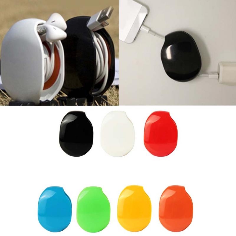 Enrollador de Cable del auricular automático, organizador de Cable, envoltura inteligente para auriculares internos, organizador de Cable de cierre automático