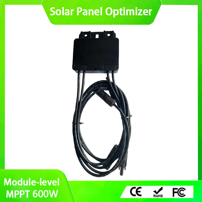 Integrated PV Power Optimizer 600W 70V Input IP68 Real-time Solar Panel Monitoring Voltage-Limiting Anti-Hotspot