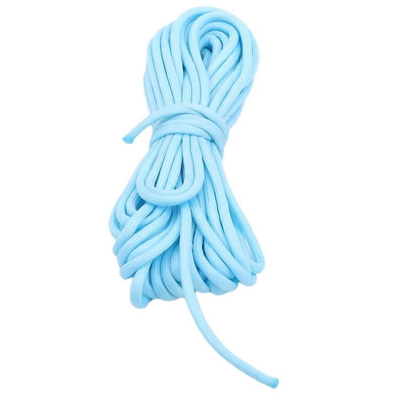 5/10 Meters Survival Paracord Luminous Rope Camp Glow Paracord 550LB 7 Strands Lanyard Ropes Outdoor Ropes: Blue 10 meters