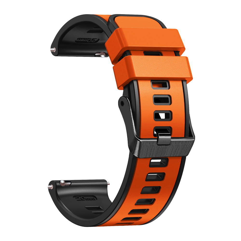 Til huawei watch  gt 5 gt5 pro 46mm rem silikone urrem armbånd til huawei watch  gt3 gt2 pro  gt4 46mm smartwatch-tilbehør: Orange