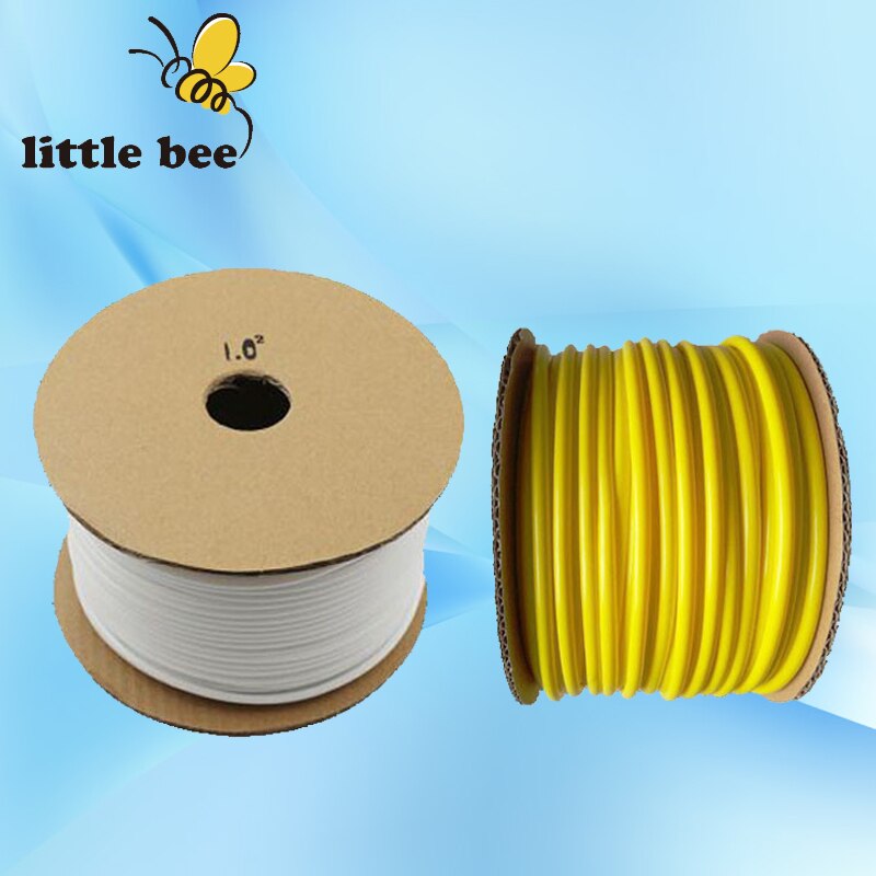 1 Stks PVC buis wit Pvc mouwen Voor kabel marker ID printer beentje drukmachine elektronische belettering machine