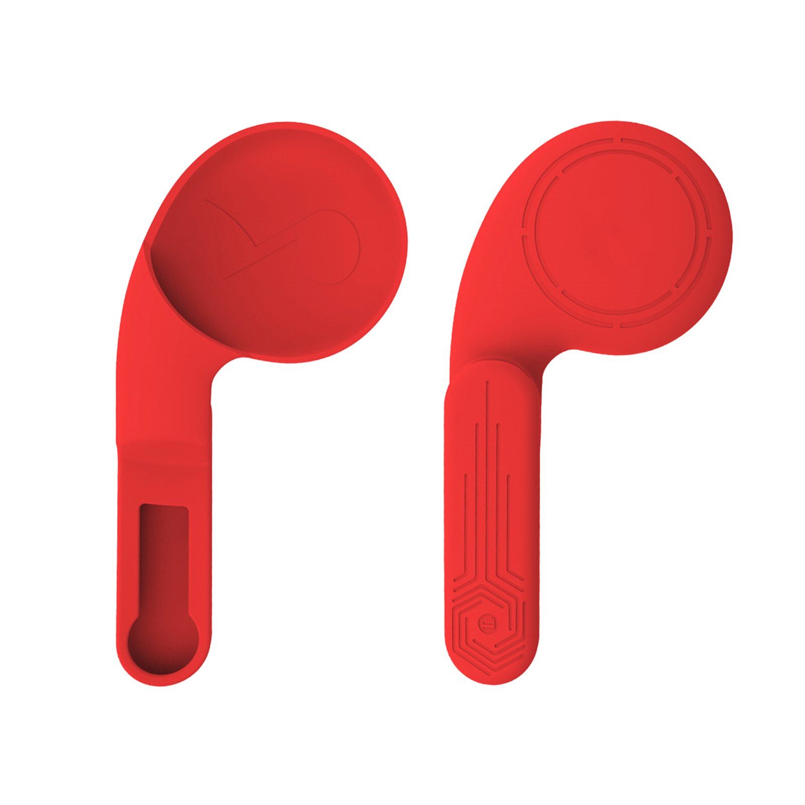 VR Accessories For Oculus Quest 2 VR Headset Silicone Ear Muffs Noise Reduction Earmuffs Enhancing Sound Solution For Quest 2: Red