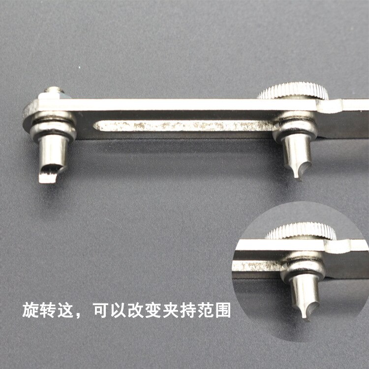 Meter Opener Two Feet Siver Open Bottom Cover Two Claw Open Watch Cover Watch Repair Tool