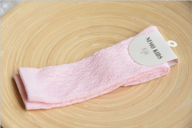 Calcetines para bebé Y niñas, Unisex, sólido, lindo, Delgado hasta la rodilla, medias de algodón suaves, blanco, rosa, azul, amarillo, 0-4 Y: C / 2-4T
