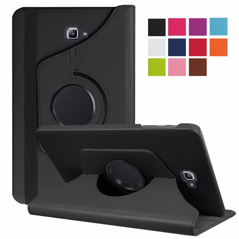 360 Rotating Case for Samsung Galaxy Tab A 10.1 T580 T585 Stand Cover PU Leather Case for Samsung Tab A6 10.1 T580N T580N