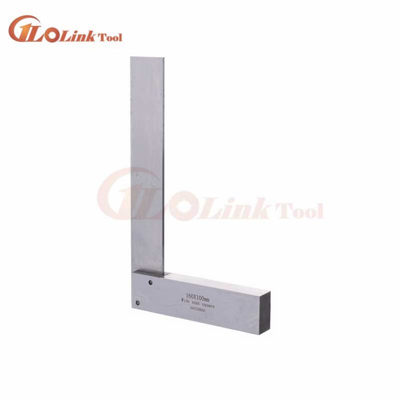 Règle à Angle droit de 90 degrés, 63x40mm, 160x100mm, machiniste, règle à Angle droit en acier trempé, rectifiée avec précision