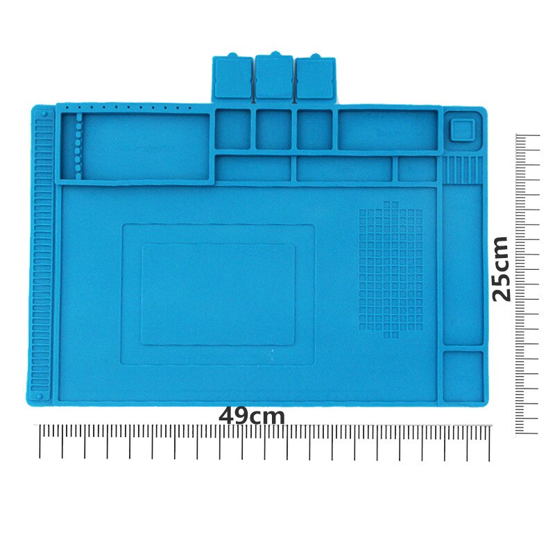 Reparatie Pad Isolatie Hittebestendige Siliconen Soldeerstation Gereedschap Bga Warmte Solderen Mat Esd Mat Onderhoud Platform: F