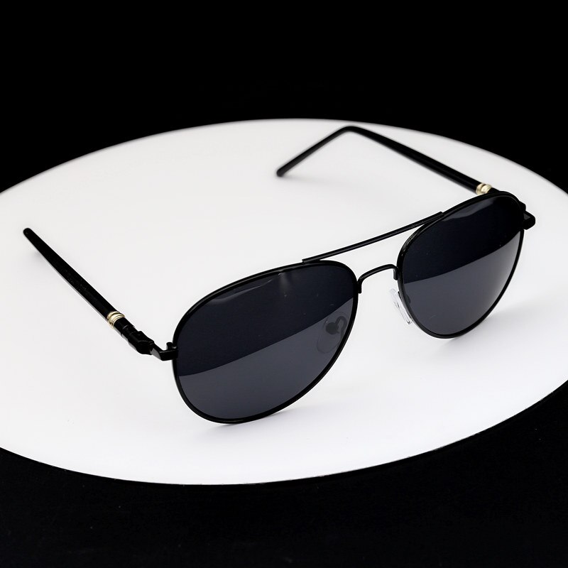 Aviation Metail Frame Oversized Spring Leg Alloy Men Sunglasses Polarized Brand Pilot Male Sun Glasses Driving