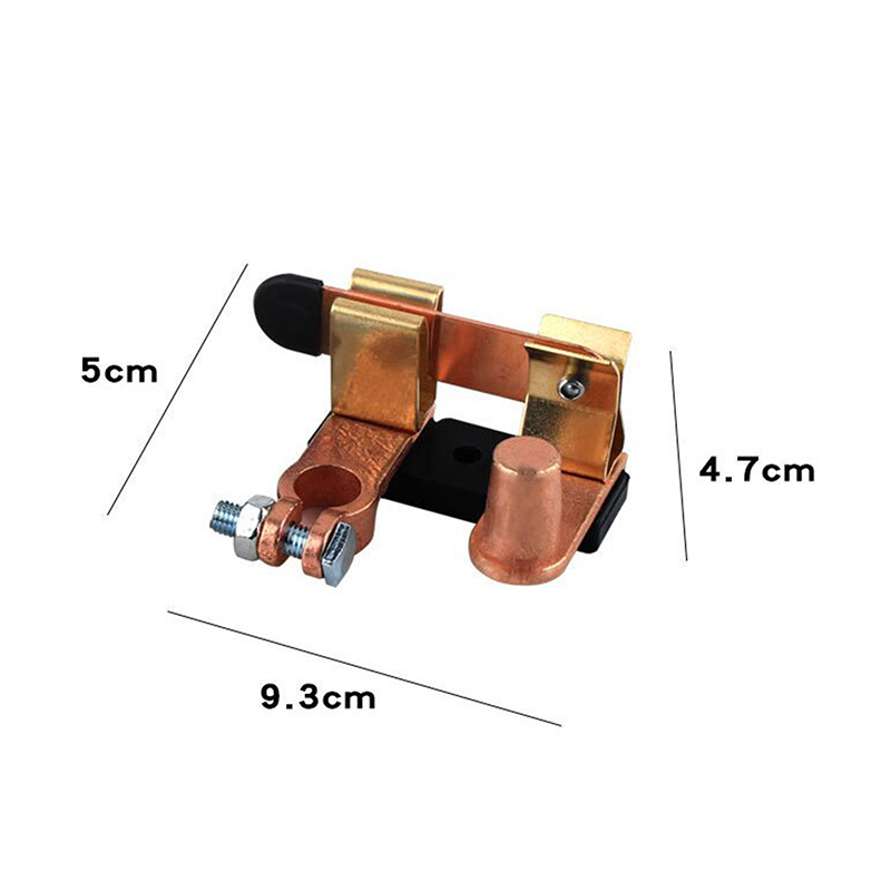Interruptor maestro de hoja de cuchillo de poste superior, interruptor de desconexión de batería de 12V y 24V para coche, RV, barco, camión, batería de corte, interruptor de apagado
