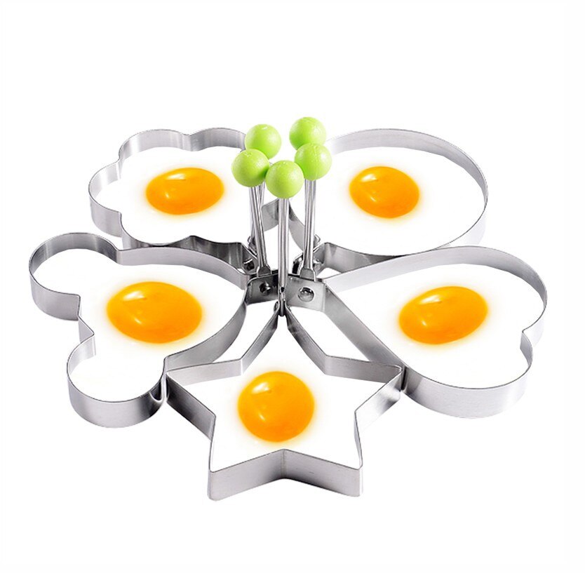 Edelstahl Spiegelei Pfannkuchen ehemalige Küche Kochen Zubehör Kuchen bilden Küche Kochen Spielereien Zubehör Gerät Ringe