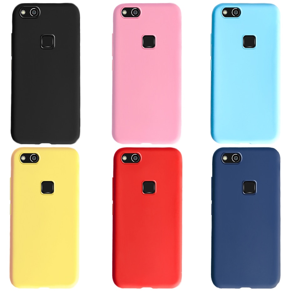 Per Huawei P10 lite custodia morbida in Silicone TPU custodia antiurto per telefono con Cover posteriore color caramella per huawei P10lite p 10 lite