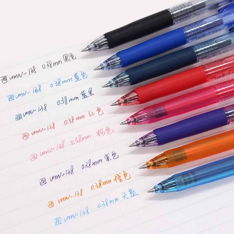1 Piece Mitsubishi Uni-ball Signo RT retractable gel pen pena warna gel Pen Ultra Fine UMN-138 made in Japan