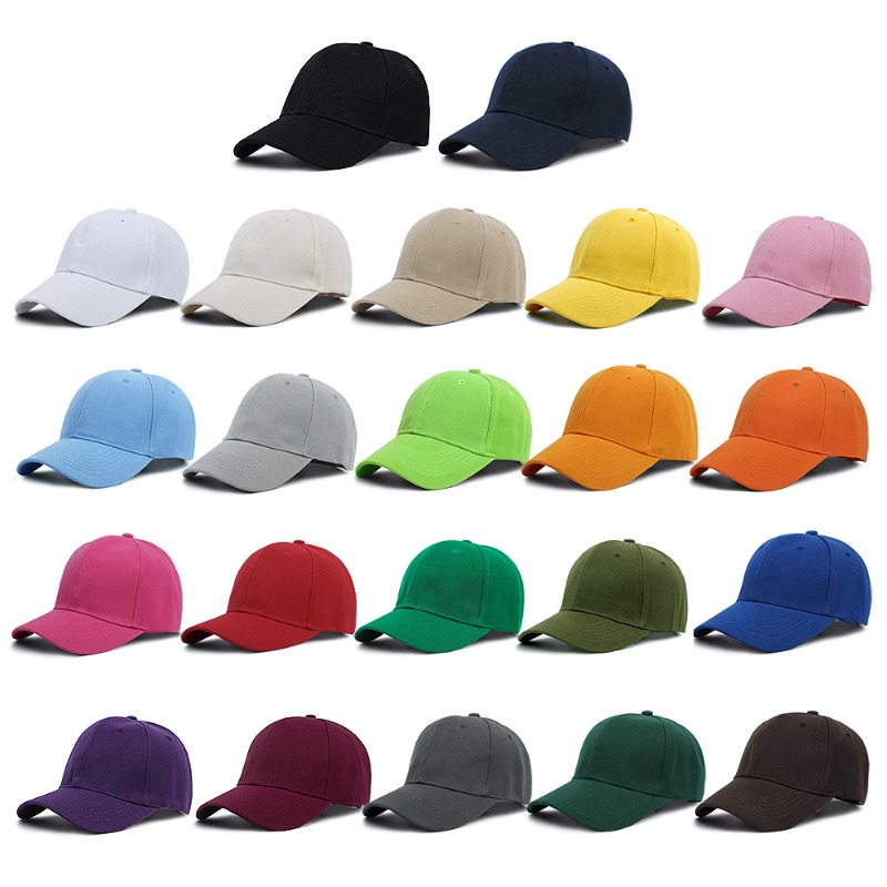 Gorra de béisbol deportiva de Color sólido de verano para mujer, gorras de béisbol Unisex ajustables, gorras de béisbol familiares para el sol, sombrero de Hip-hop, gorras al por mayor
