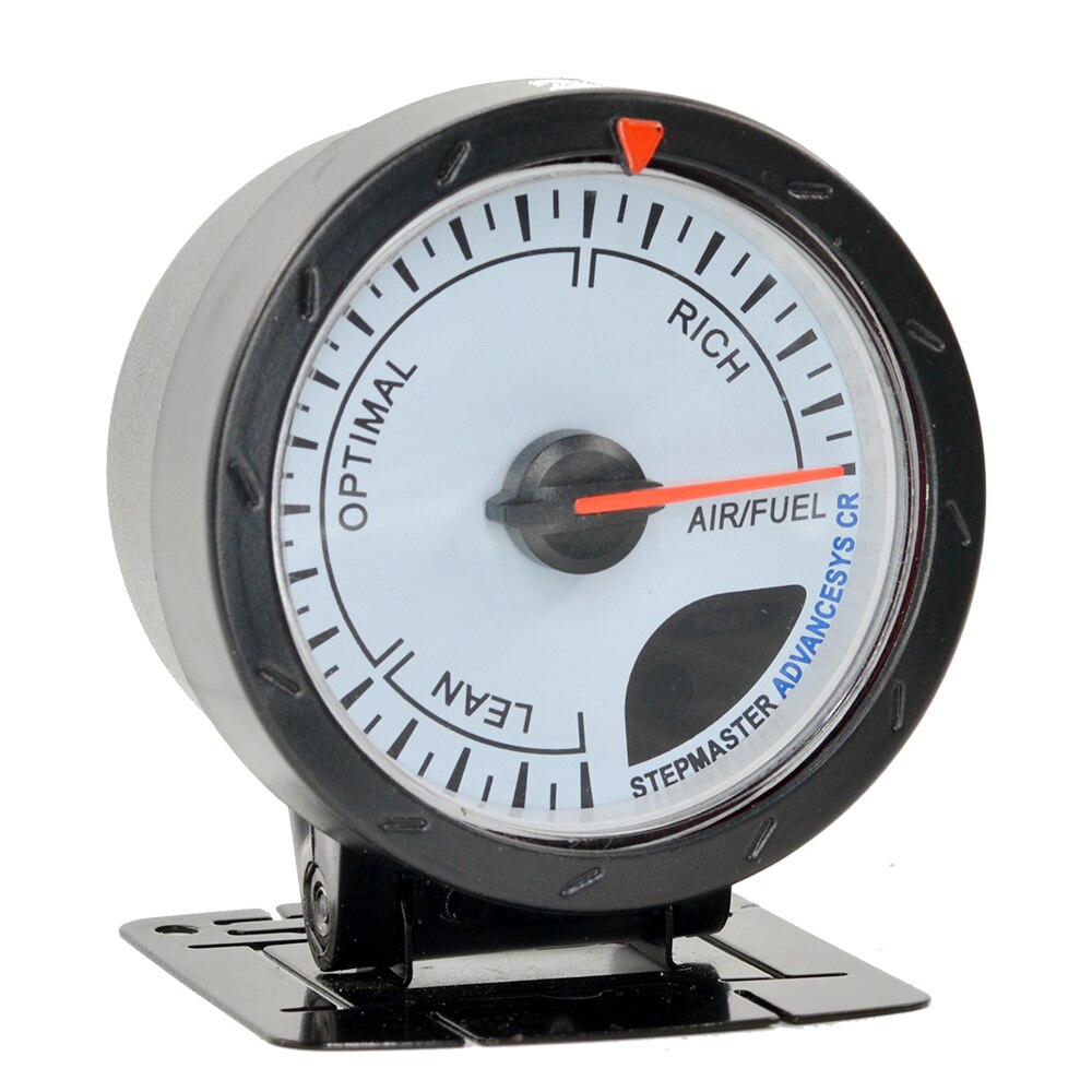 Dragon 60mm Auto Air Fuel Ratio Car Gauge White and Red Backlight Narrow Band Oxygen Sensor Meter