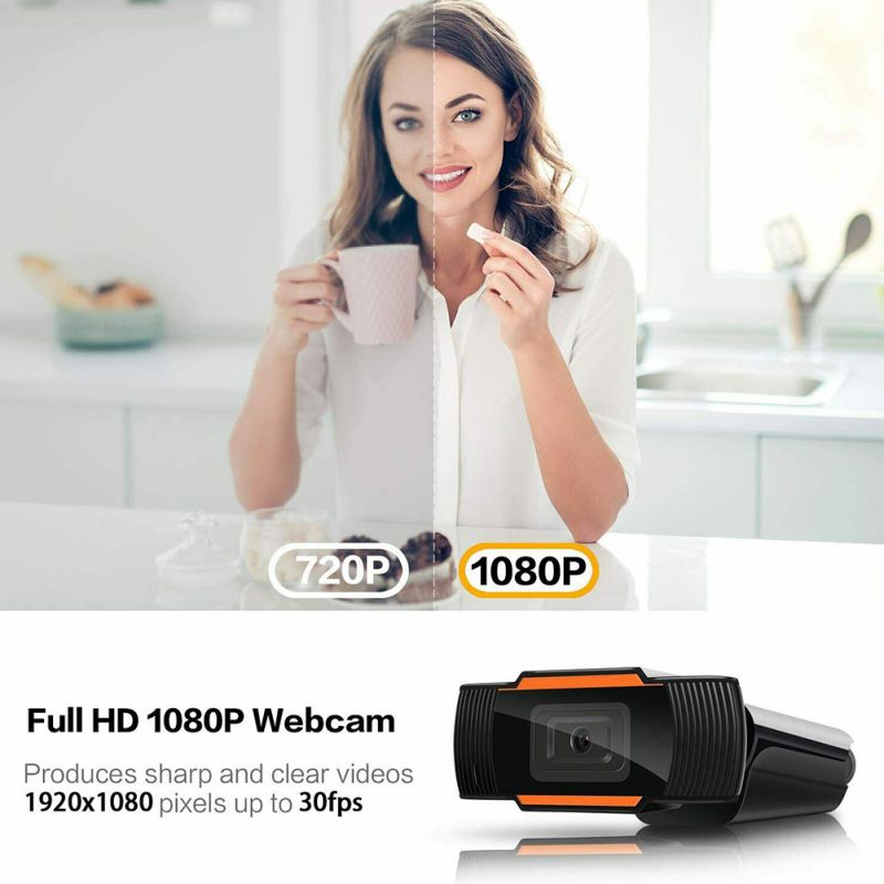 USB Camera Rotatable Video 480p 30 Degrees Rotatable 2.0 HD Webcam Camera With Microphone For PC Laptop Desktop