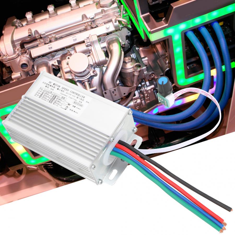PWM DC 12~60V Brush Motor Speed Controller 40A 60A Motor Speed Governor Regulator For Electric Bicycle E-bike Scooter